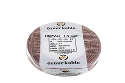 1,5 MM NYA ÖZNUR KAHVE KABLO - ÖZNUR