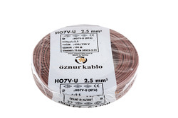 2,5 MM NYA ÖZNUR KAHVE KABLO - ÖZNUR