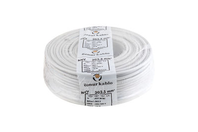 Öznur NVV-U (NYM) 3x2,5 mm² Kh-Mv-S/Y 300/500 V Eca Gri Yekpare - Kopya - 1