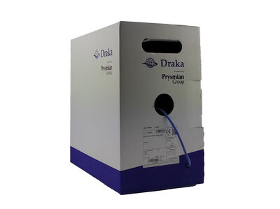 4x2x23 AWG CAT6 UTP HF LSZH PRYSMIAN KABLO DRAKA MAVİ - 1
