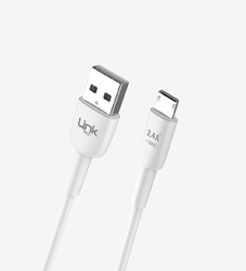 LINKTECH - K600 SAFE 2.4A MİCRO USB LINKTECH ŞARJ KABLOSU