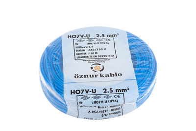 Öznur H07V-K (NYAF) 2,5 mm² 450/750 V Eca Kangal - 3