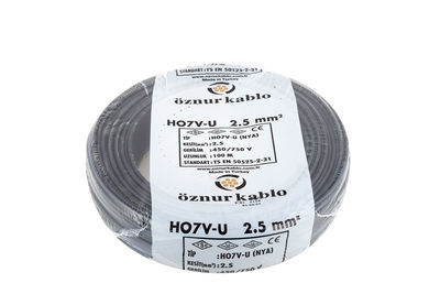 Öznur H07V-K (NYAF) 2,5 mm² 450/750 V Eca Kangal - 5